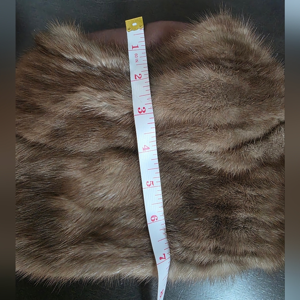 The Bon Marche Vintage Genuine Mink Fur Hat - Picture 7 of 10